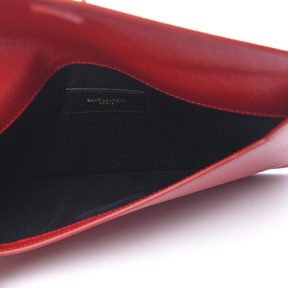 Saint Laurent Grain De Poudre Uptown Pouch Red 5 of 8
