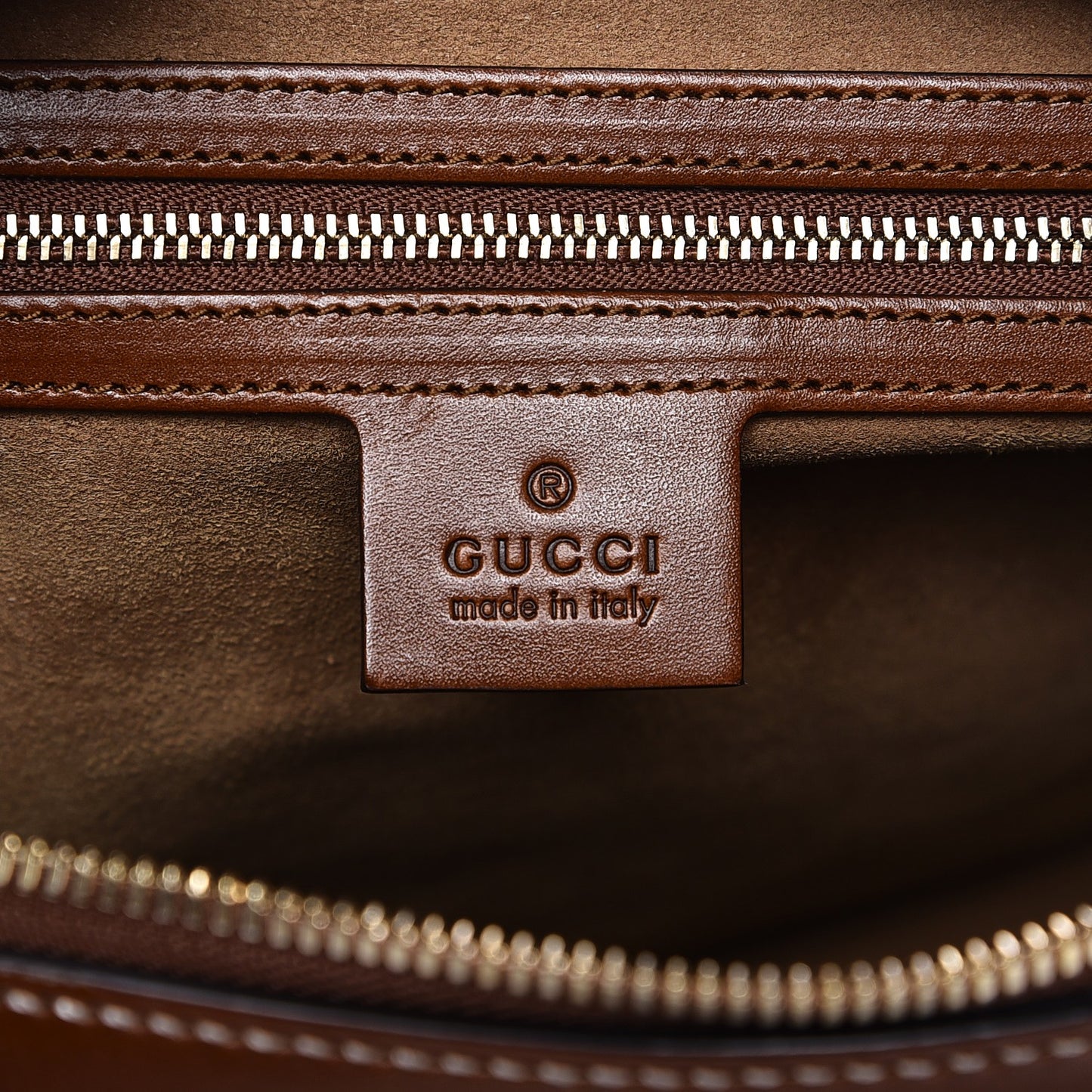 GG Supreme Monogram Medium Boston Beige Cuir