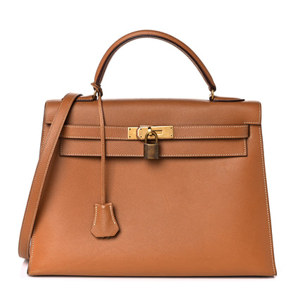 Hermes Courchevel Kelly Sellier 32 Naturelle 1 of 20