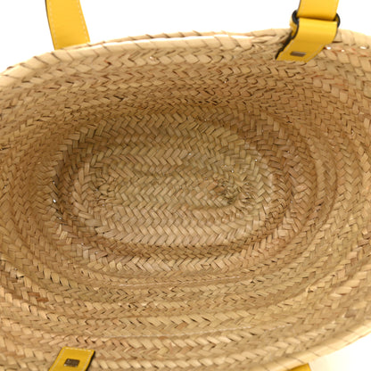 Loewe Raffia Basket Tote Bag Natural Yellow 5 of 11