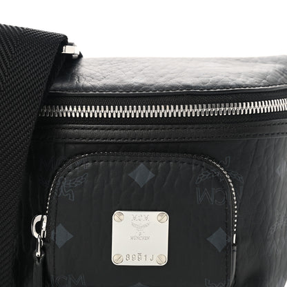 MCM Visetos X-Mini Aren Crossbody Bag Black 7 of 7