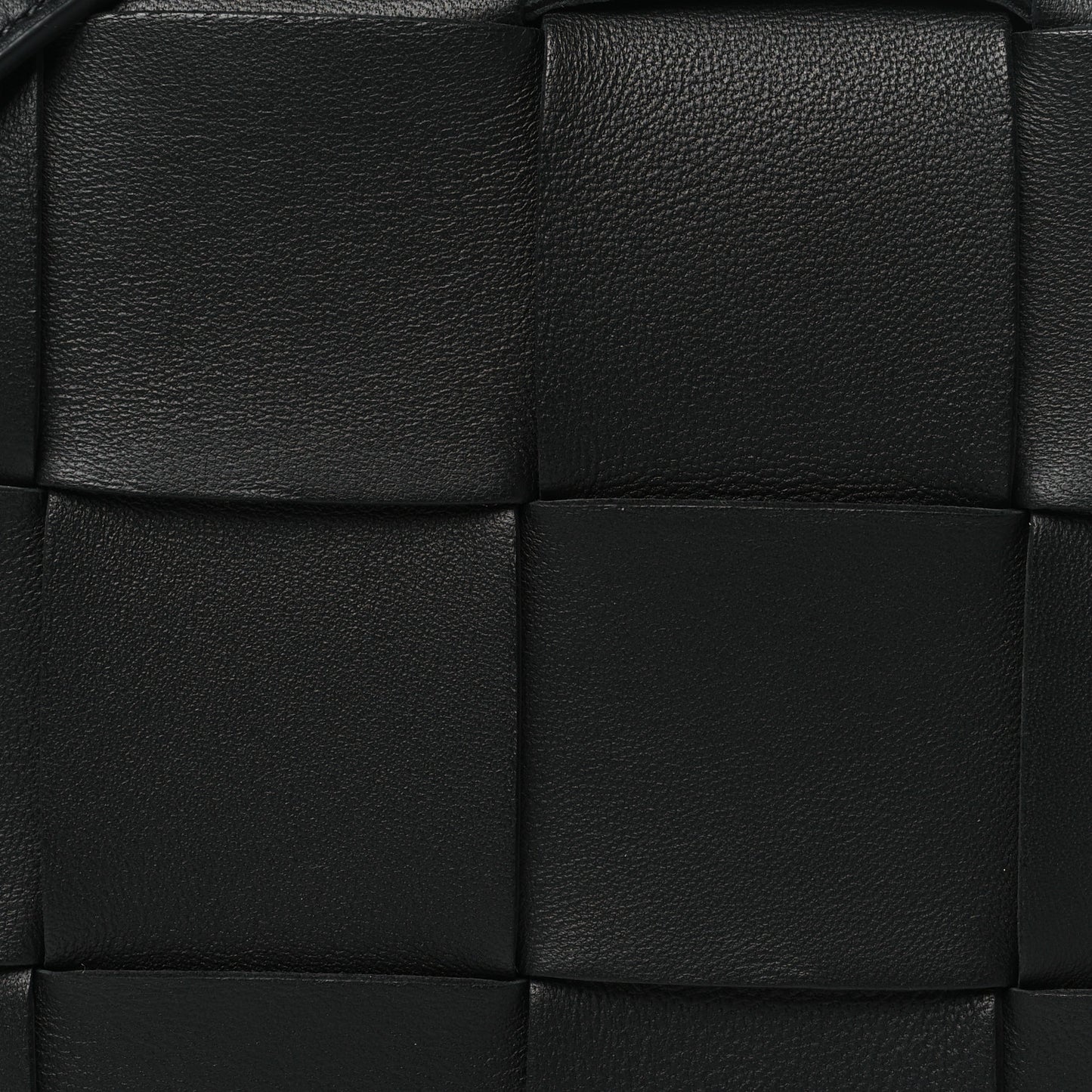 Lambskin Maxi Intrecciato Cassette Crossbody Bag Black