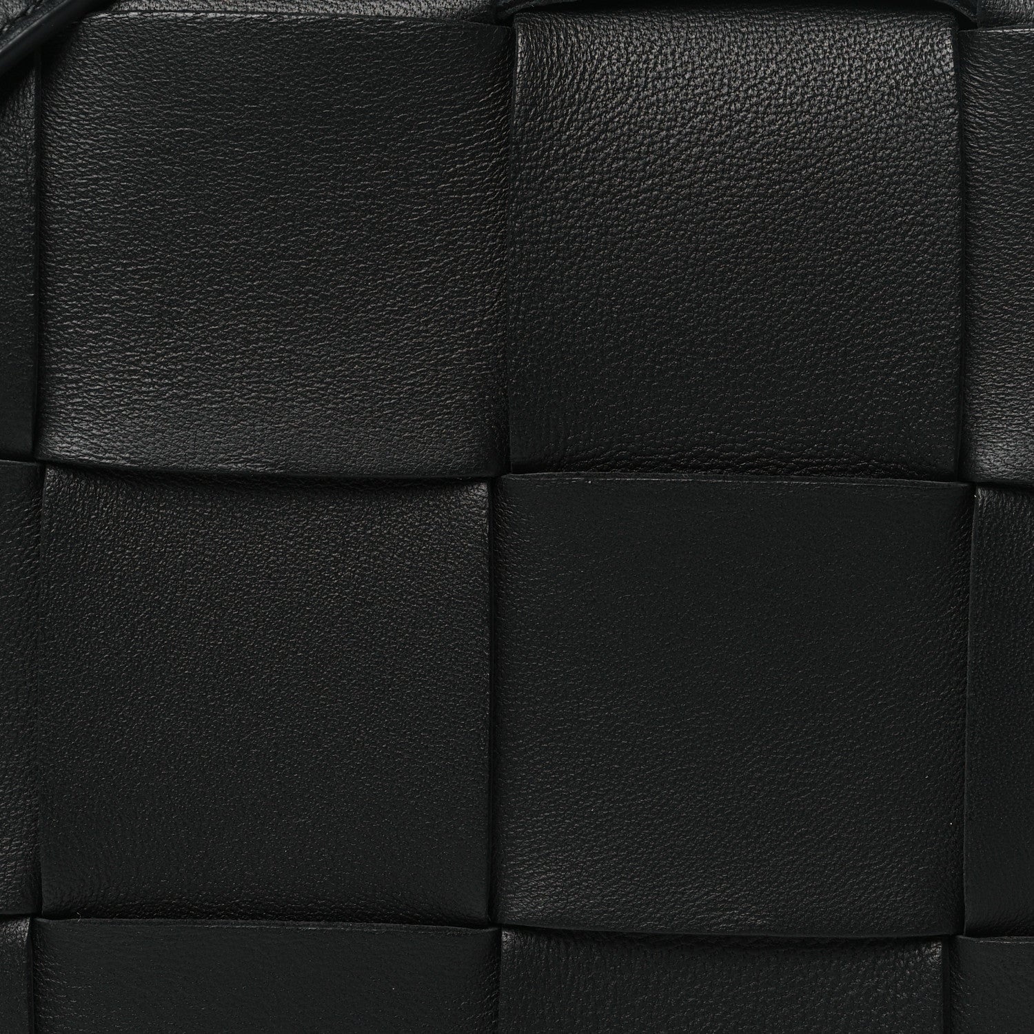 Bottega Veneta Lambskin Maxi Intrecciato Cassette Crossbody Bag Black 8 of 10
