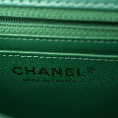 Chanel Aged Calfskin Quilted 2.55 Reissue Mini Flap Green 6 of 11