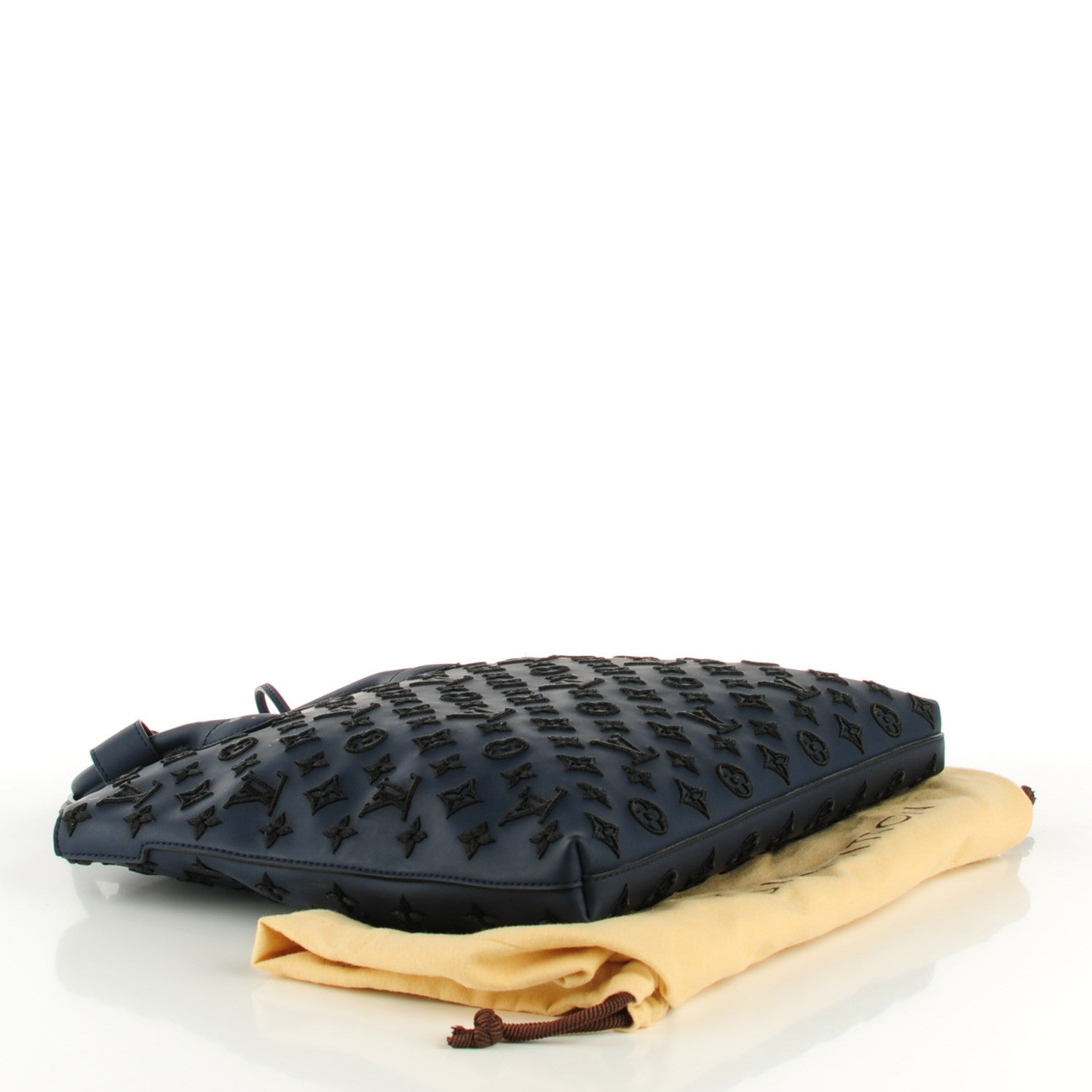 Louis Vuitton Monogram Addiction Vertical Lockit MM Blue 4 of 7