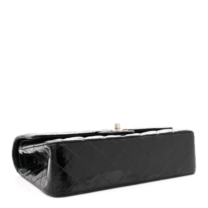 Chanel Patent Quilted Medium Double Flap Black 4 of 12