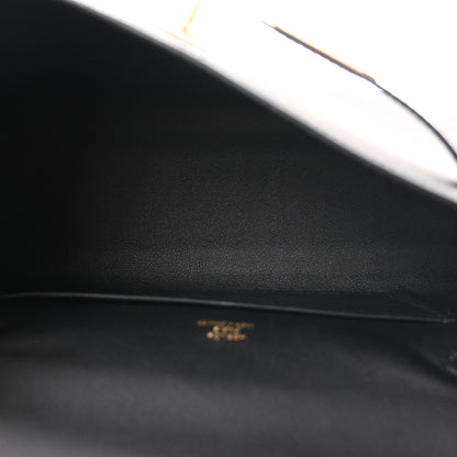 Hermes Swift Kelly Pochette Clutch Black 5 of 11