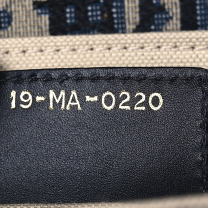 Christian Dior Oblique Saddle Bag Blue 6 of 12