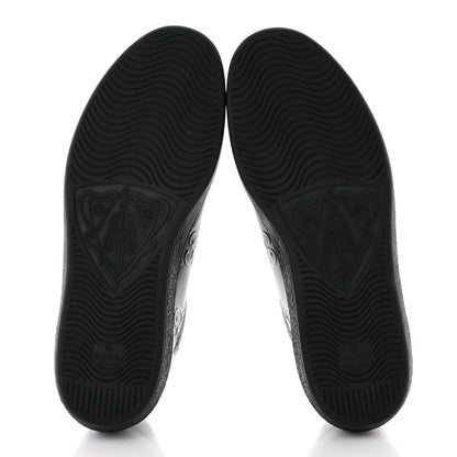 Gucci Calfskin GG Tennis Embossed Mens Ace Sneakers 10 Black 6 of 22