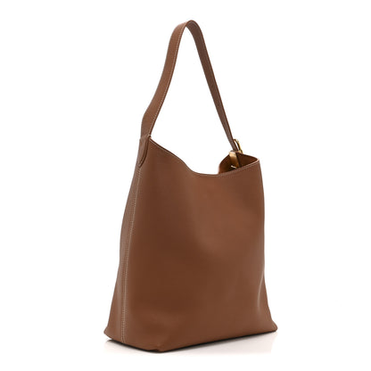 Louis Vuitton Grained Calfskin Low Key Hobo MM Cognac 3 of 10