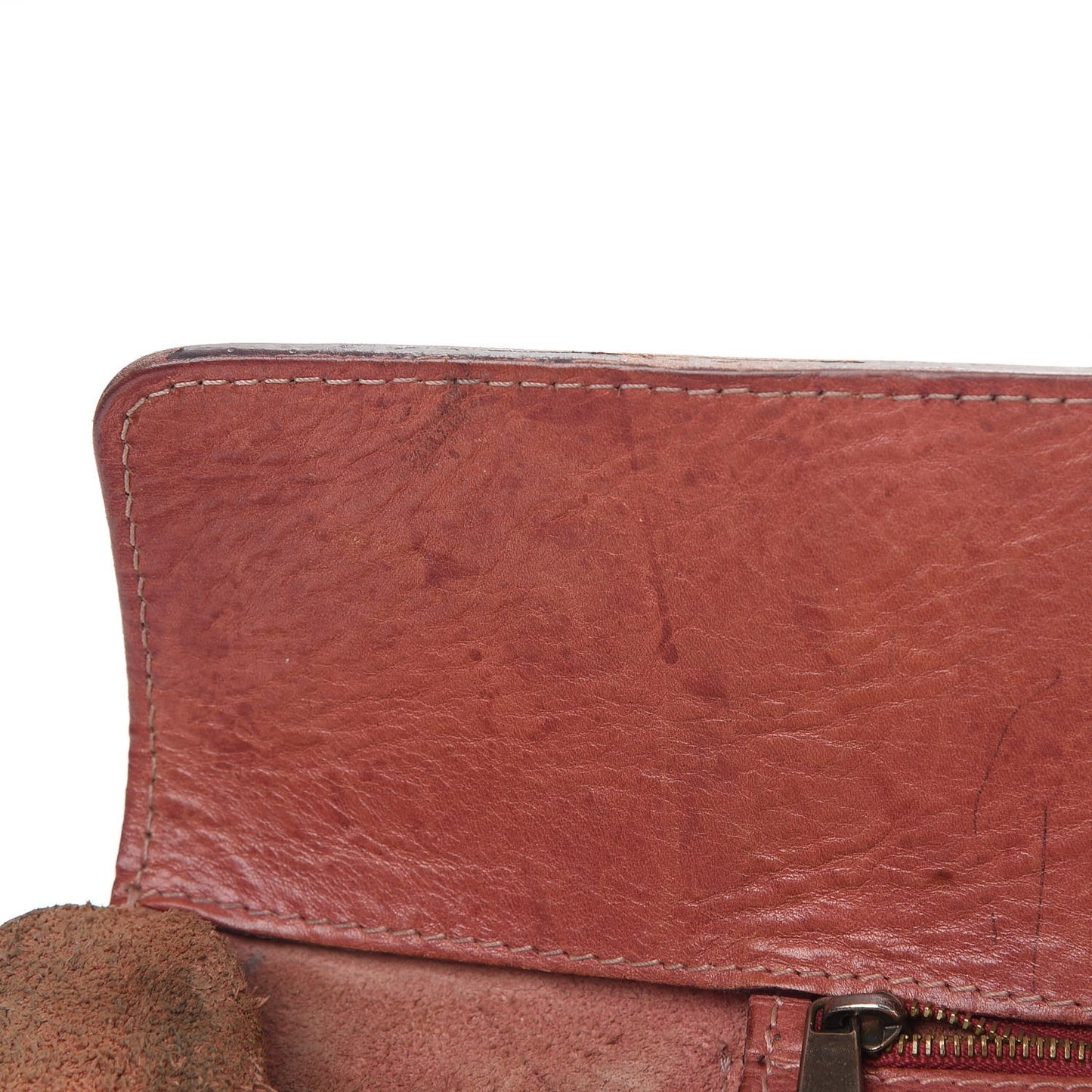 Calfskin Roxanne Satchel Rust