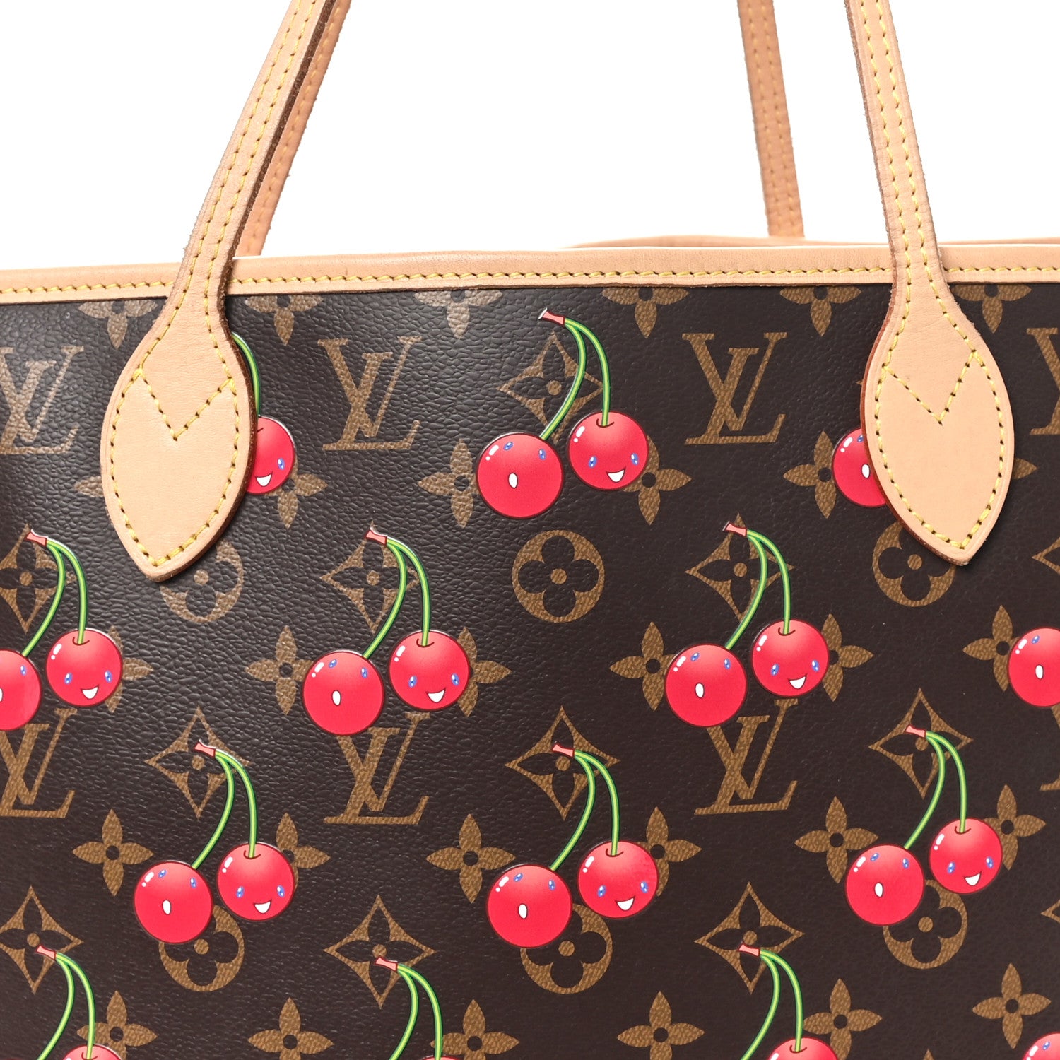 Louis Vuitton LV X TM Monogram Cerises Neverfull MM 8 of 11