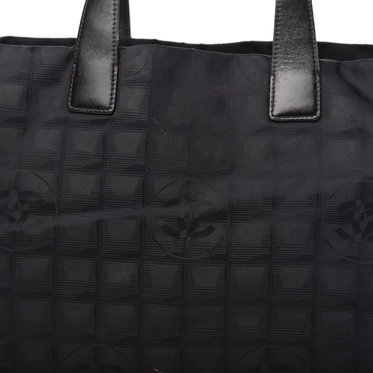 Chanel Nylon Medium Travel Tote Black 10 of 11