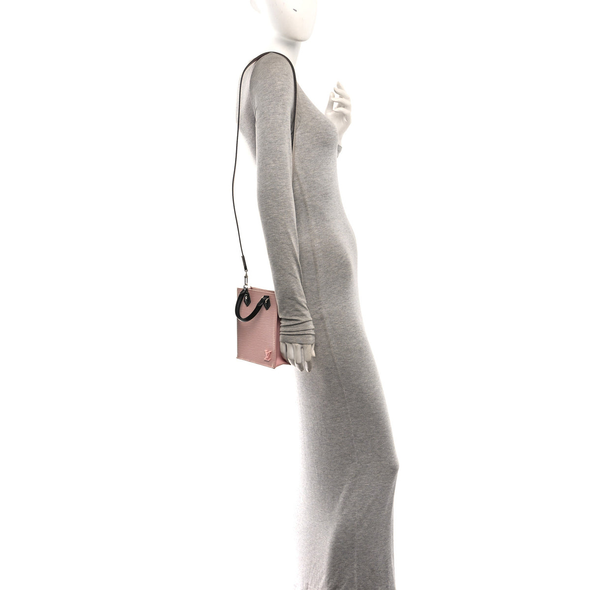 Louis Vuitton Epi Petit Sac Plat Rose Ballerine 2 of 9