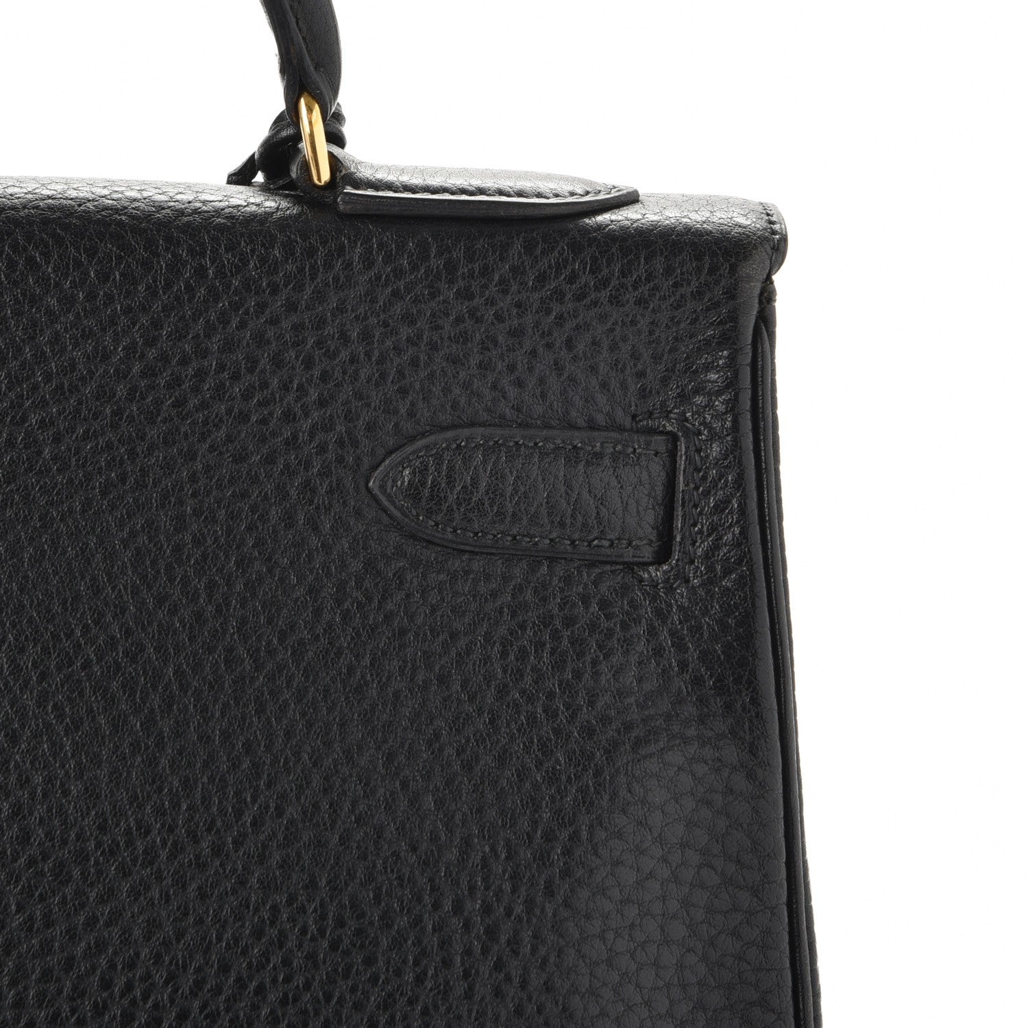 Hermes Taurillon Clemence Kelly Retourne 32 Black 9 of 35