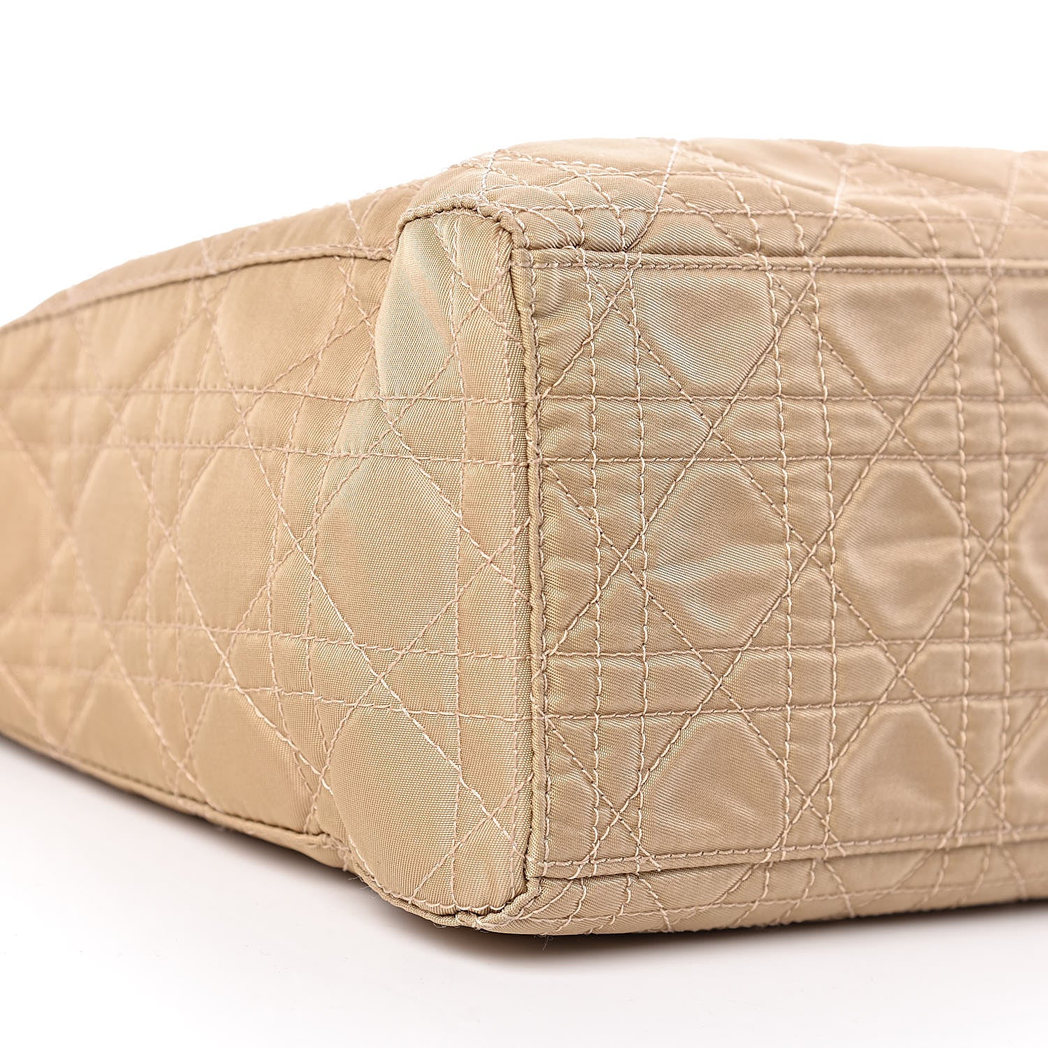 Christian Dior Nylon Cannage Medium Lady Dior Beige 8 of 14