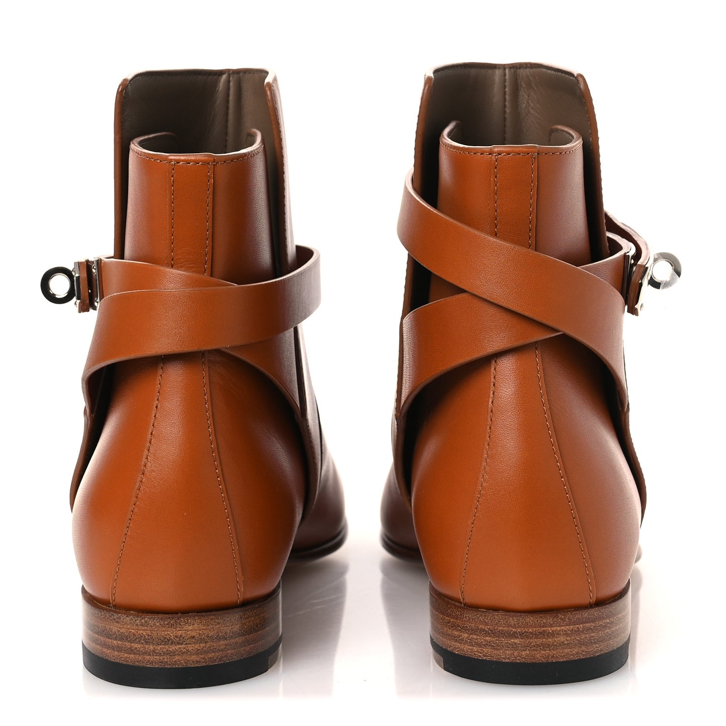 Calfskin Neo Low Boots 38 Natural