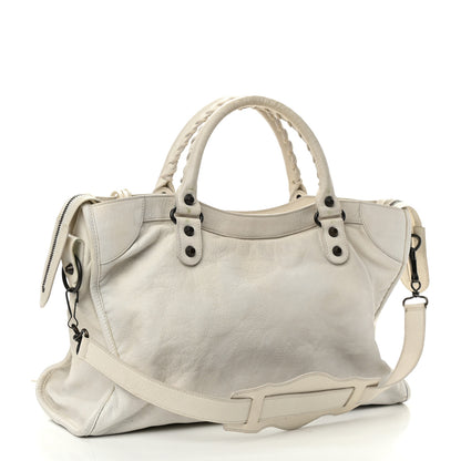 Balenciaga Agneau Classic Hardware City White Light 3 of 14