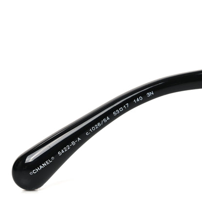 Chanel Acetate Strass Square Sunglasses 5422-B-A Black White 5 of 7
