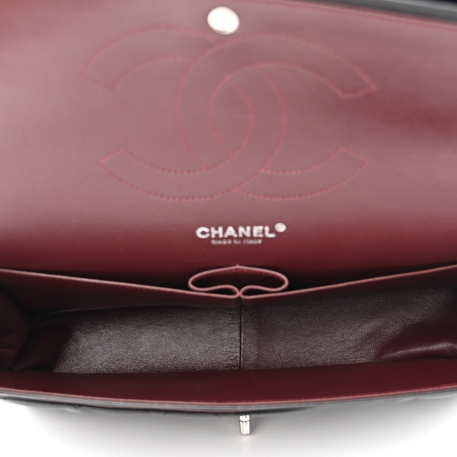 Chanel Lambskin Quilted Jumbo Double Flap Black 5 of 11