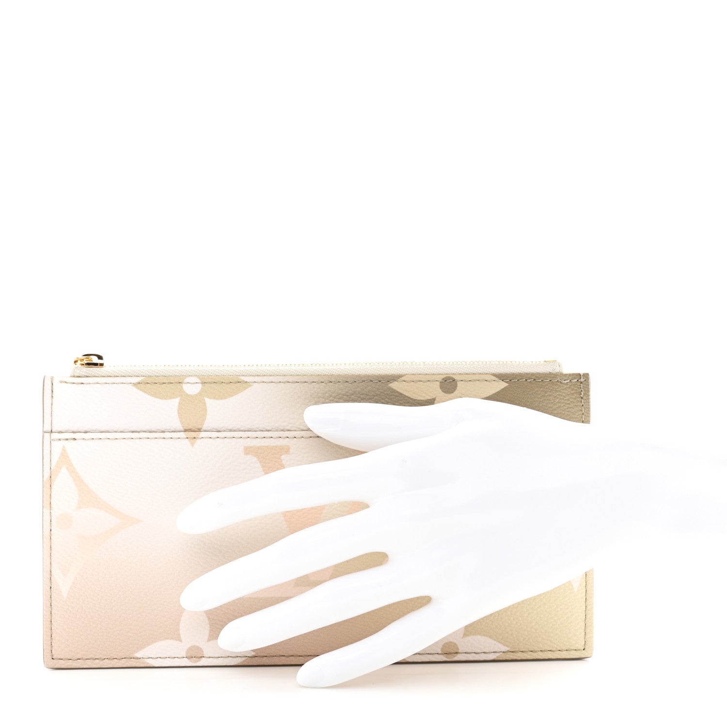 Louis Vuitton Monogram Giant Spring In The City Slim Purse Sunset Kaki 2 of 7