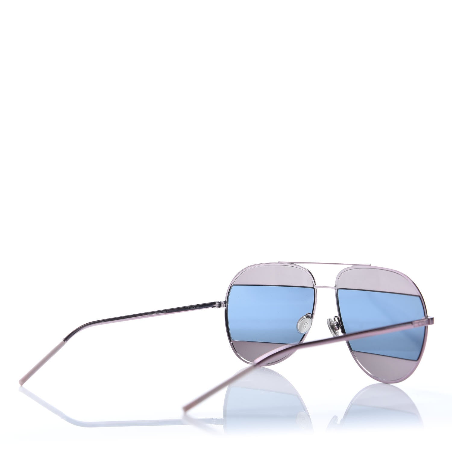 Christian Dior Split 1 Aviator Sunglasses Pink Blue 4 of 7