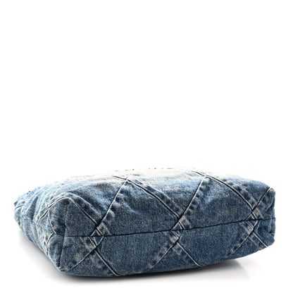 Chanel Denim Quilted Small Chanel 22 Blue 5 of 11