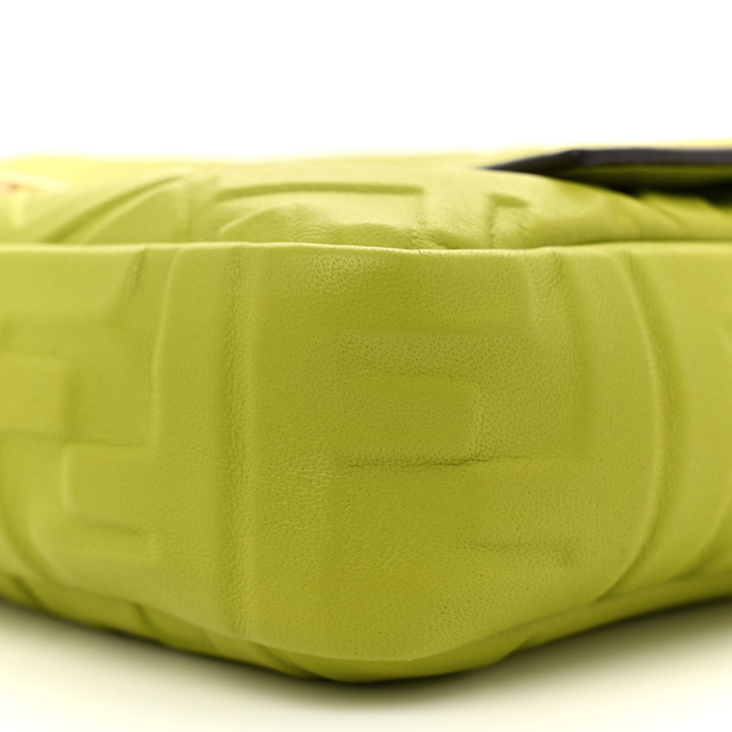 Nappa FF 1974 Embossed Baguette Wasabi