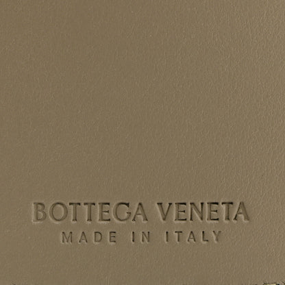 Bottega Veneta Calfskin Intrecciato Flap Card Case Deep Pacific Travertine 6 of 7