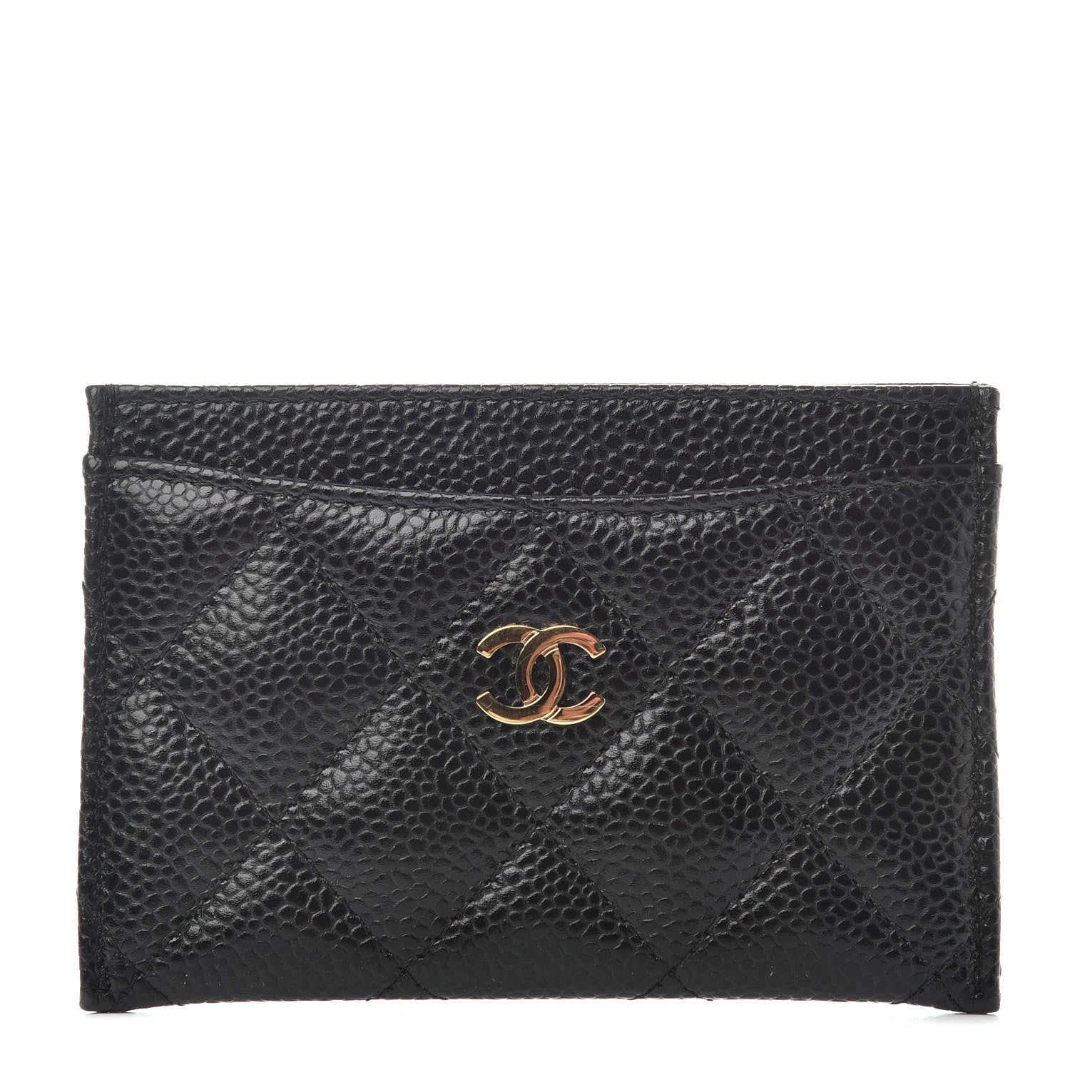 Chanel Caviar Quilted Card Holder Black 1 of 8