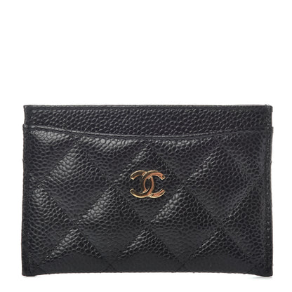 Chanel Caviar Quilted Card Holder Black 1 of 8