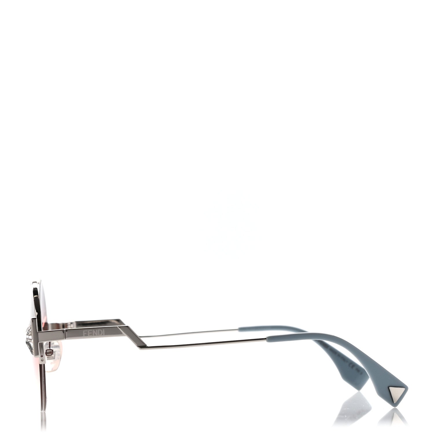 Fendi Crystal Sunglasses FF 0243/S Silver Blue 3 of 7