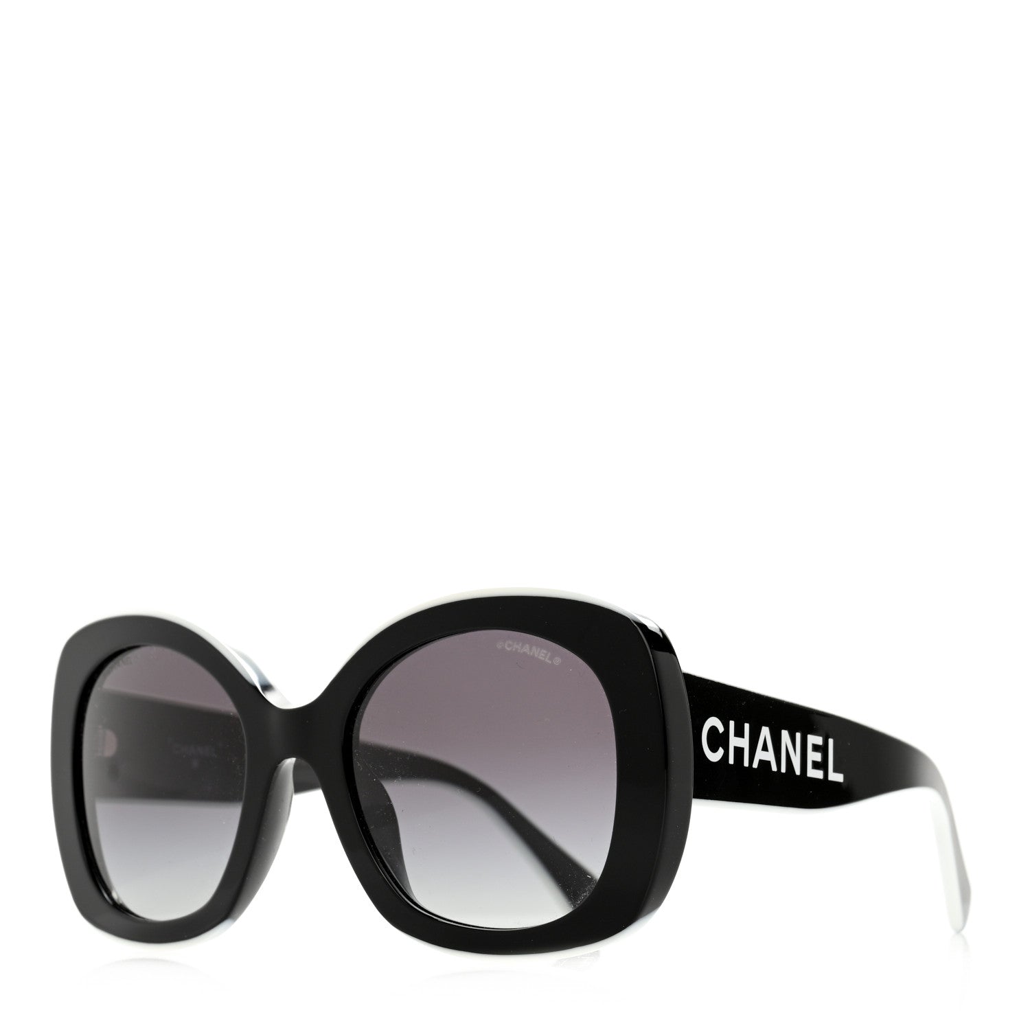 Chanel Acetate Sunglasses 71414A Black 1 of 8
