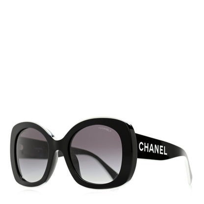 Chanel Acetate Sunglasses 71414A Black 1 of 8