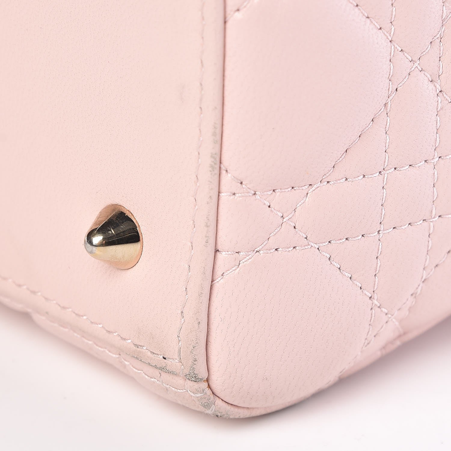 Christian Dior Lambskin Cannage Medium Lady Dior Light Pink 16 of 16