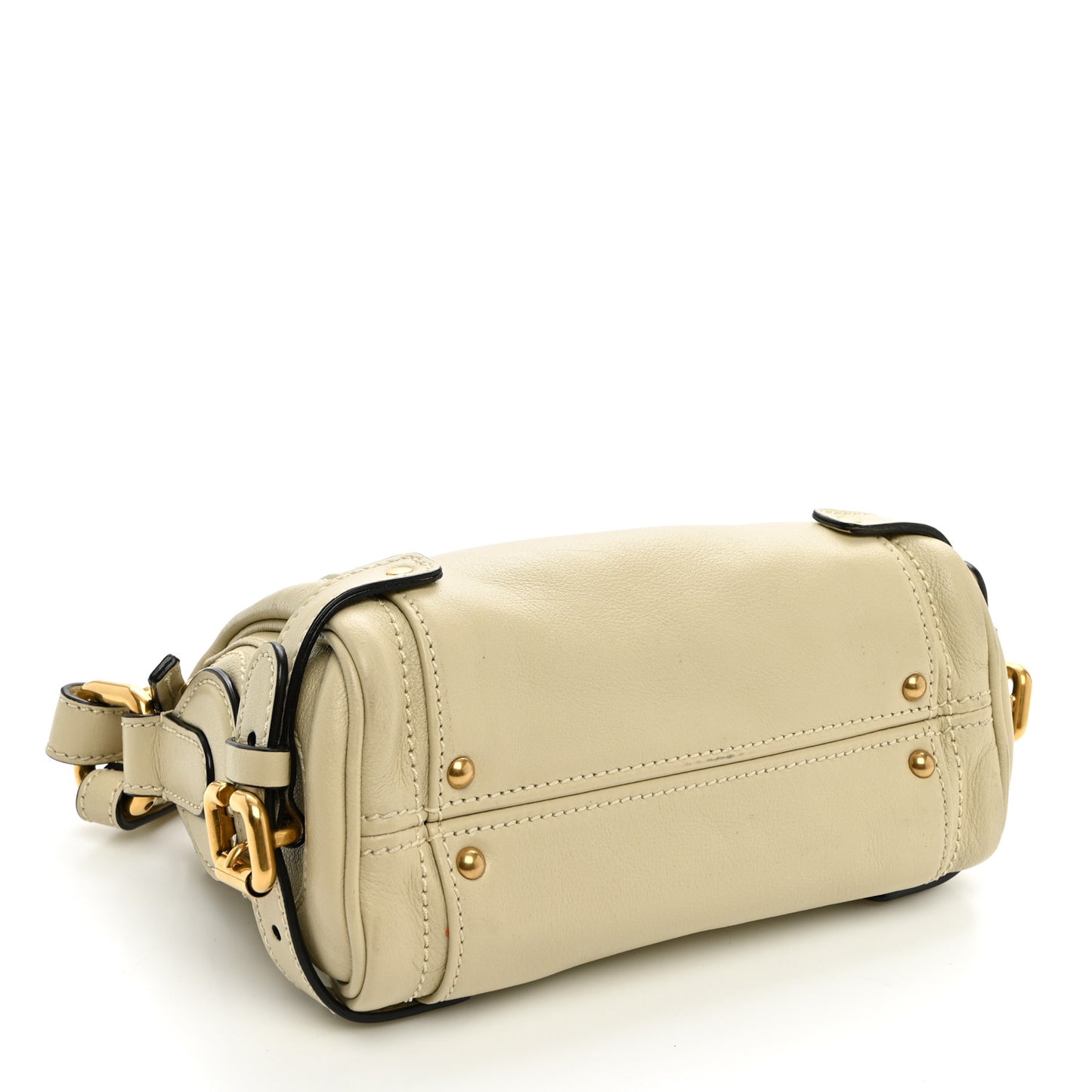Grained Buffalo Small Paddington Chain Bag Cloudy Cream