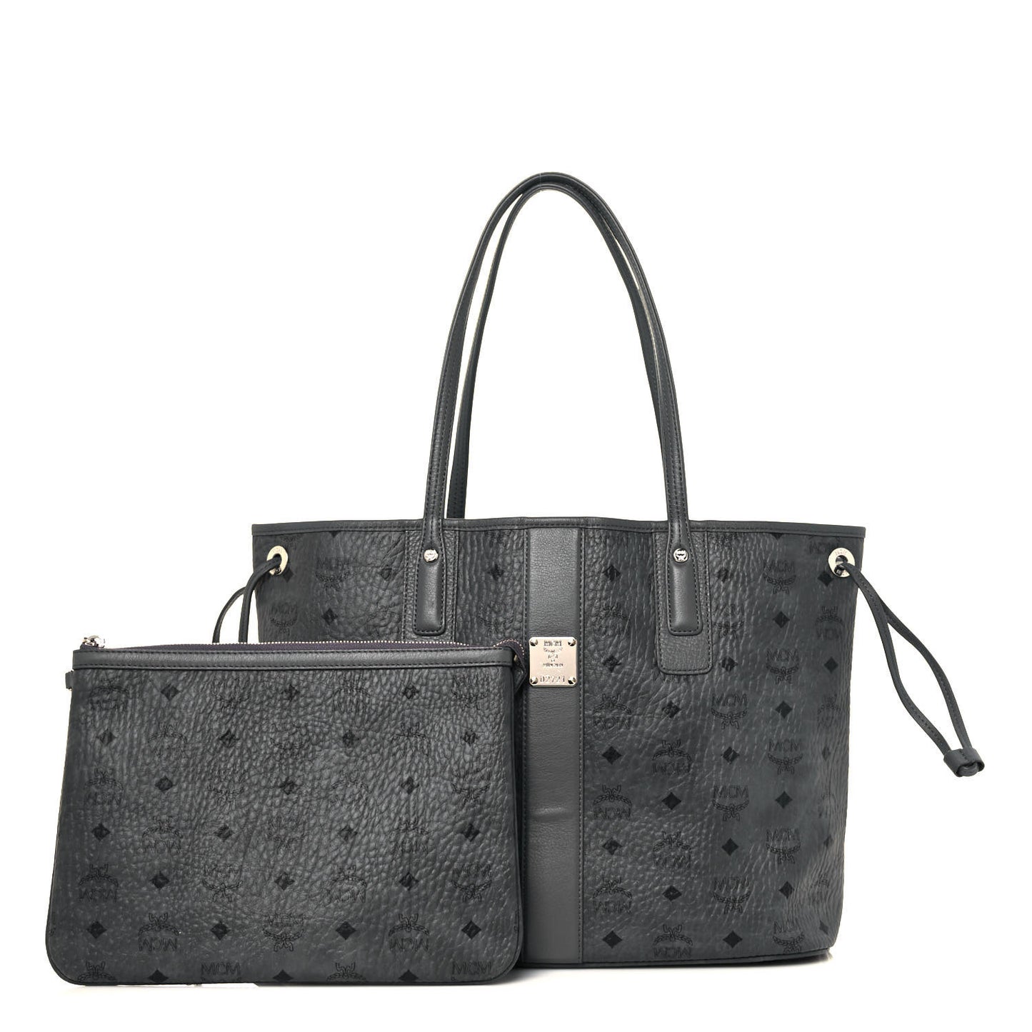 Visetos Medium Liz Reversible Shopper Tote Grey