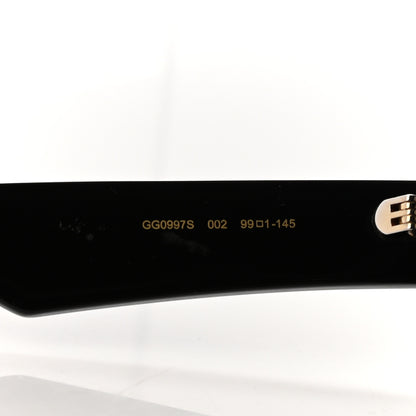 Gucci Acetate Mask Frame GG0997S Sunglasses Black 5 of 10
