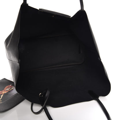 Givenchy Textured Coated Canvas Bambi Print Large Antigona Tote Black 6 of 13