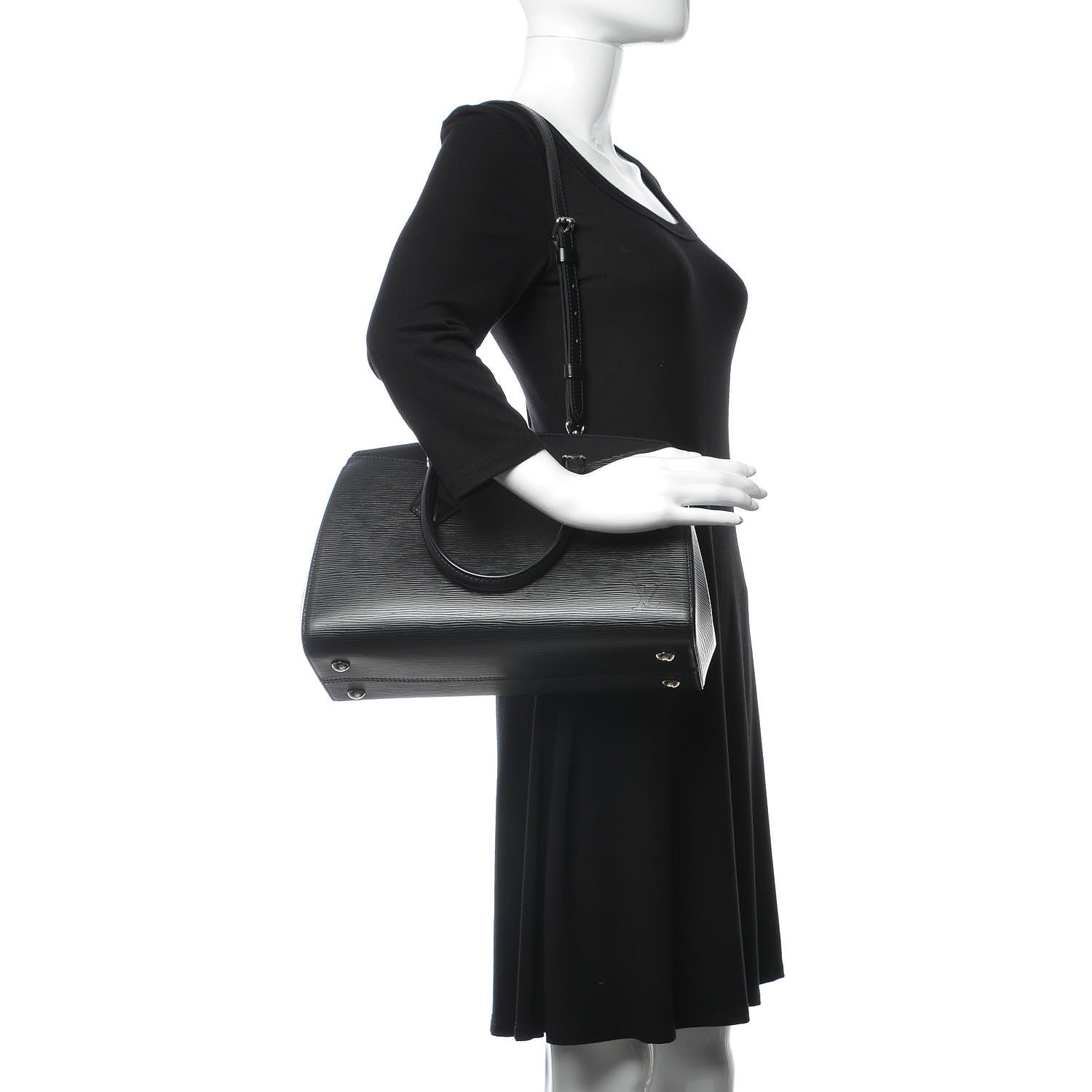 Louis Vuitton Epi Soufflot MM Black 2 of 6