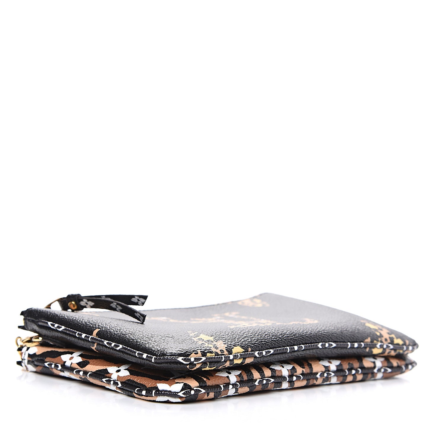 Monogram Giant Jungle Pochette Double Zip Black
