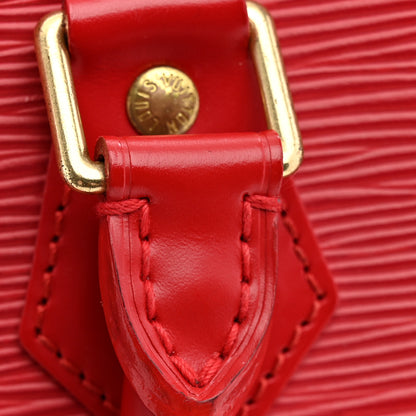 Louis Vuitton Epi Alma PM Castillan Red 12 of 15