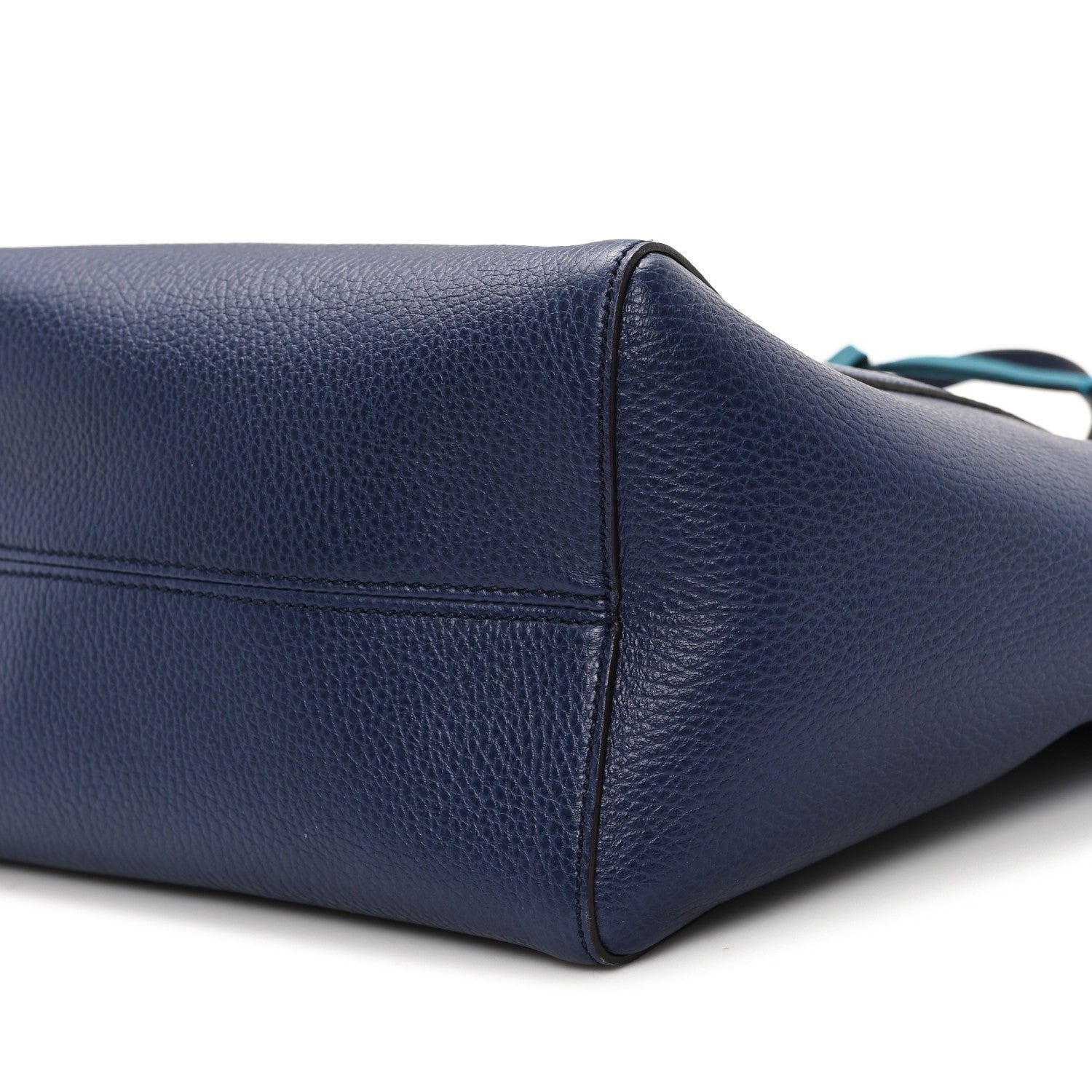 Gucci Dollar Calfskin Small Swing Tote Classic Marine Deep Cobalt 9 of 10