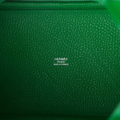 Hermes Taurillon Clemence Picotin Lock 18 PM Bambou 6 of 11