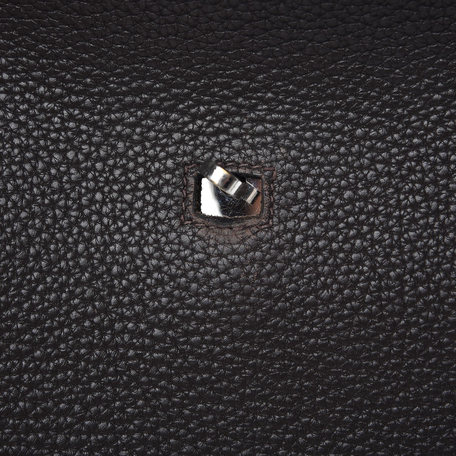 Hermes Taurillon Clemence Jypsiere 28 Chocolate 8 of 14