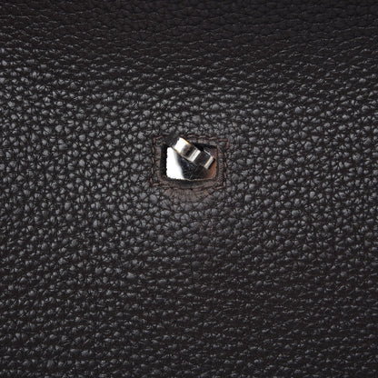 Hermes Taurillon Clemence Jypsiere 28 Chocolate 8 of 14