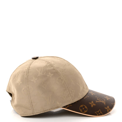 Louis Vuitton Monogram Polyester Silk LV Get Ready Cap M Beige 5 of 9