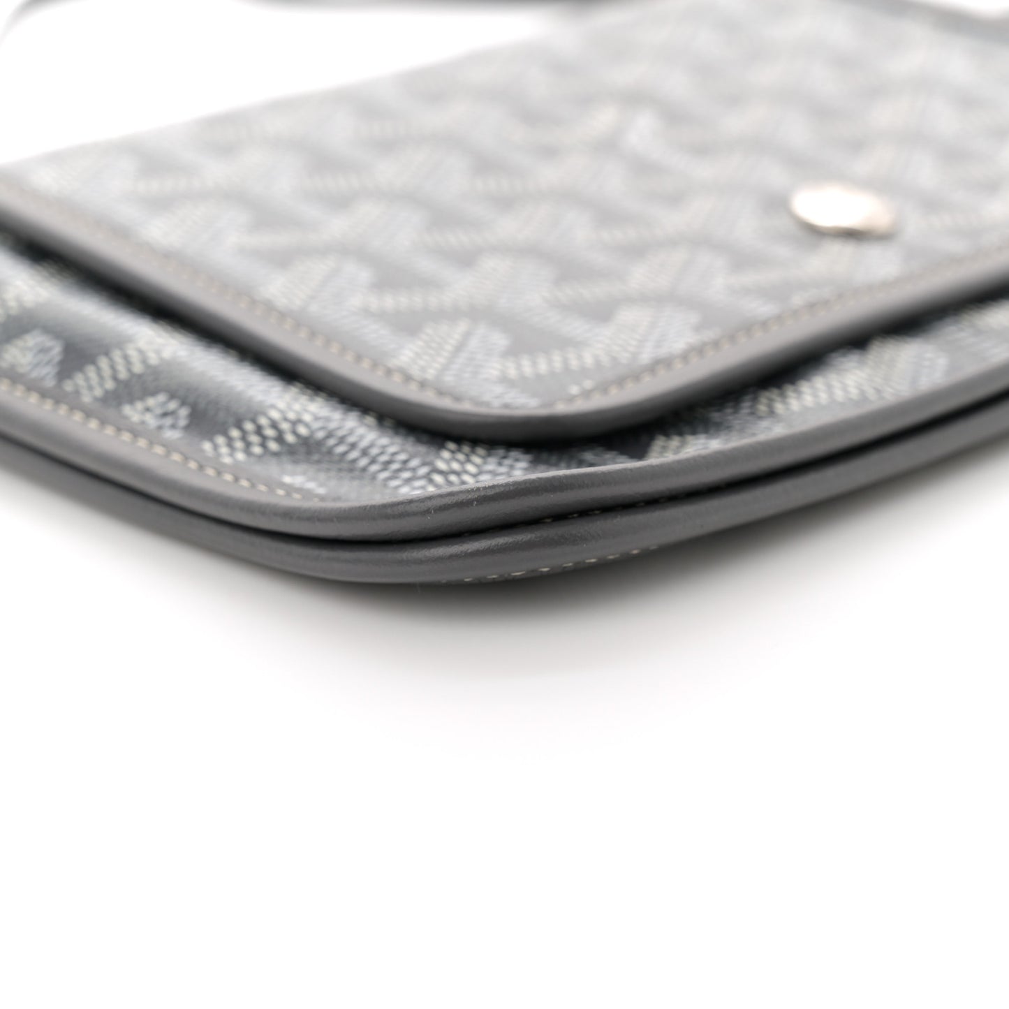 Goyardine Plumet Wallet Clutch Grey