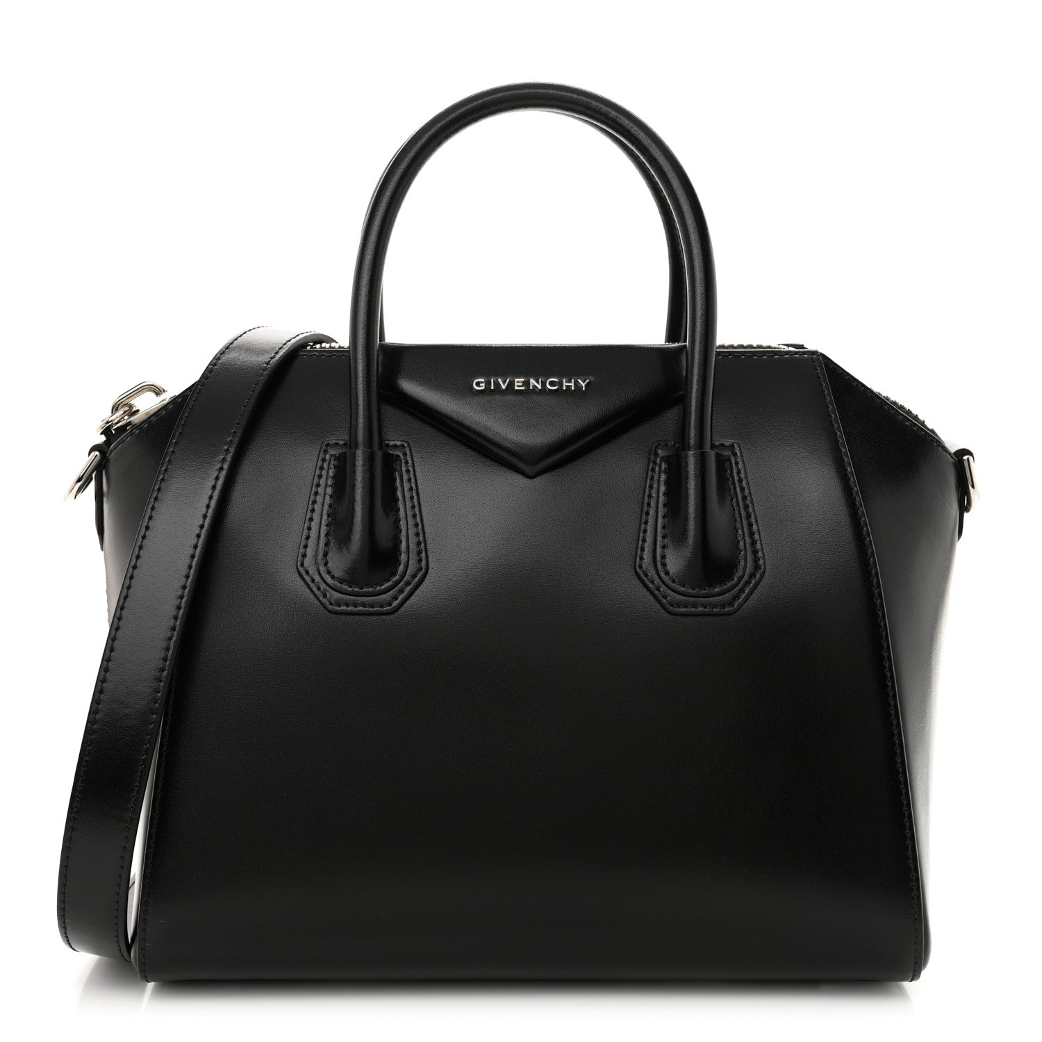 Givenchy Shiny Lord Calfskin Small Antigona Black 1 of 9