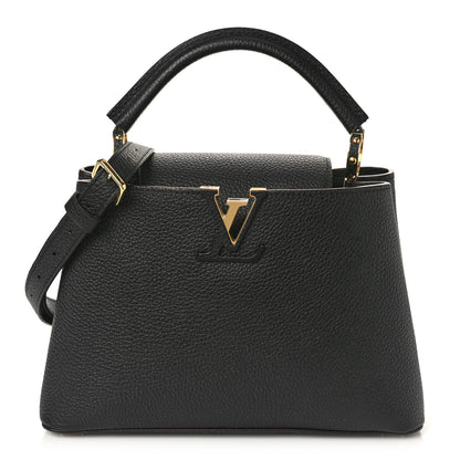 Louis Vuitton Taurillon Capucines BB Black 1 of 8